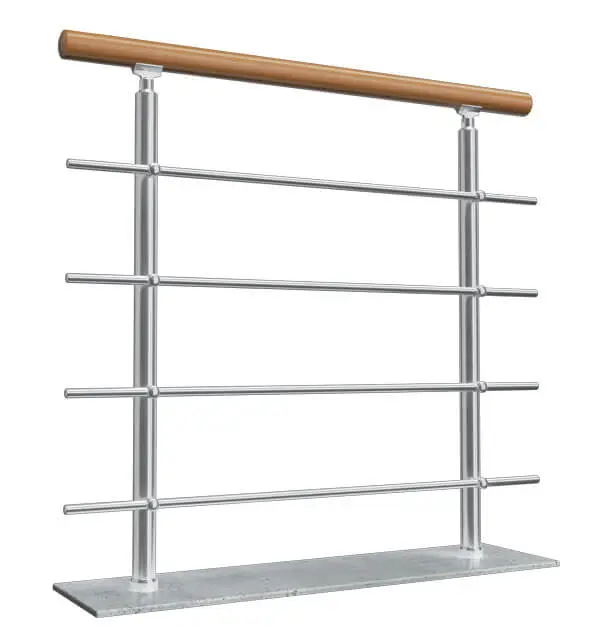 Drvo model aluminijumske ograde
